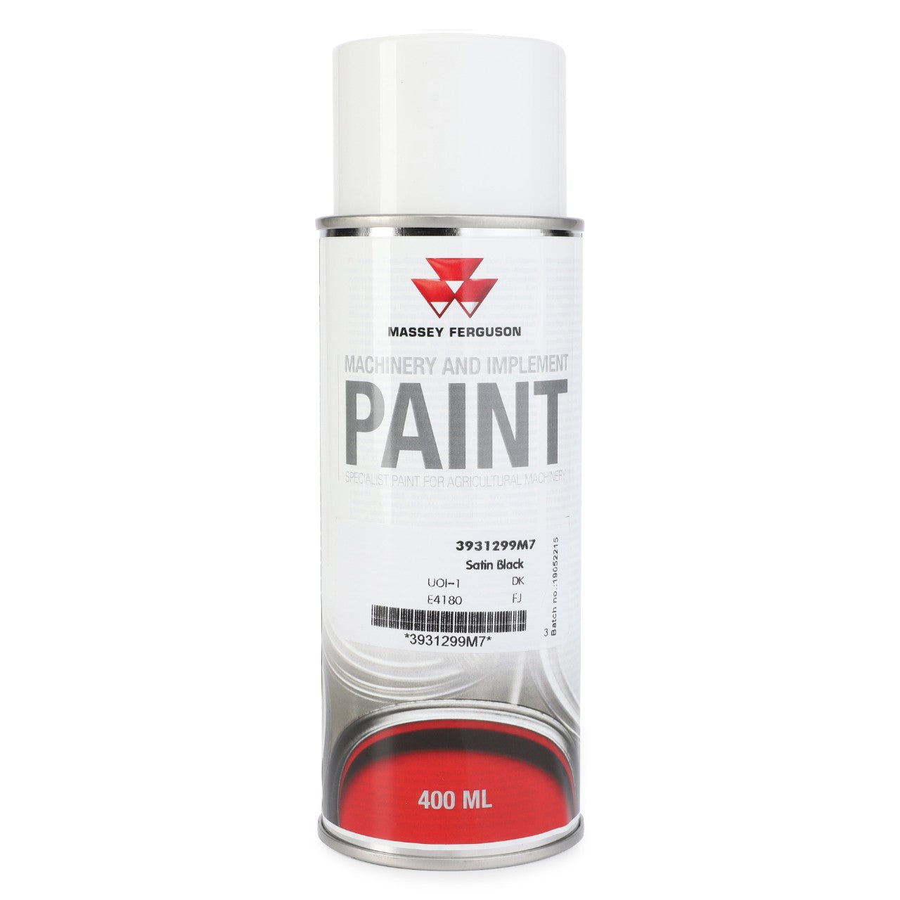 AGCO | Mf Satin Black 400Ml Aerosol - 3931299M7 - Farming Parts