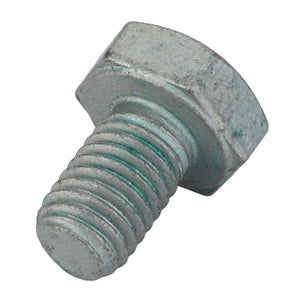 A close-up image of the AGCO Hexagonal Head Bolt - F530200090010, showcasing its precisely threaded shaft and hexagonal head. No current product description available.