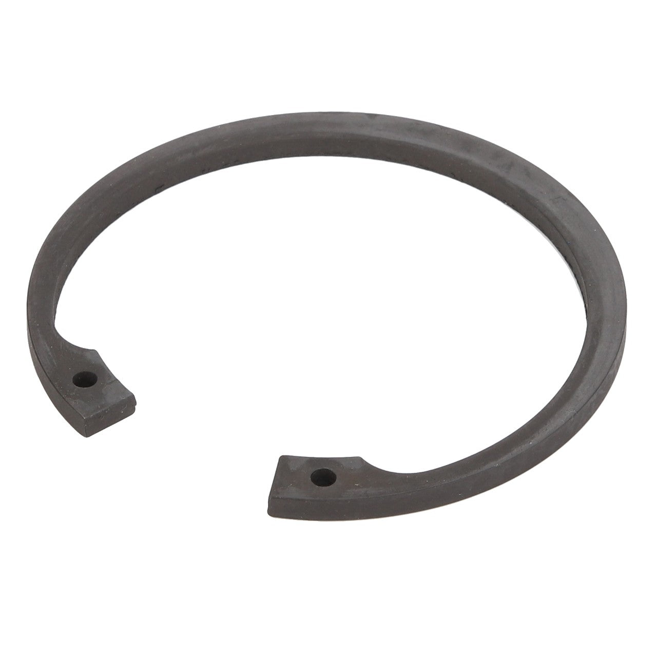 The AGCO CIRCLIP - D45219200 is a circular retaining ring with open ends and two small holes near the tips. There is no additional product description information currently available.