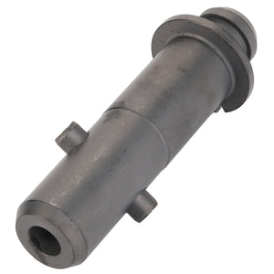 The AGCO PIN - AL10570087 is a cylindrical metal component featuring a flanged rim and protruding elements, likely designed as part of a larger mechanical or industrial assembly.