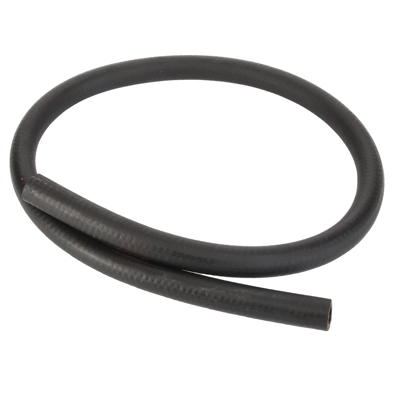 No current product description is available for the AGCO | Hose - Acw0019680, a coiled black rubber hose with a smooth surface.