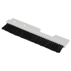 A white plastic cleaning brush featuring black bristles and two mounting holes is currently available, but specific product description details are not provided. This is similar to AGCO's rigorously designed products like the WARNING DECAL - ACP0538200.