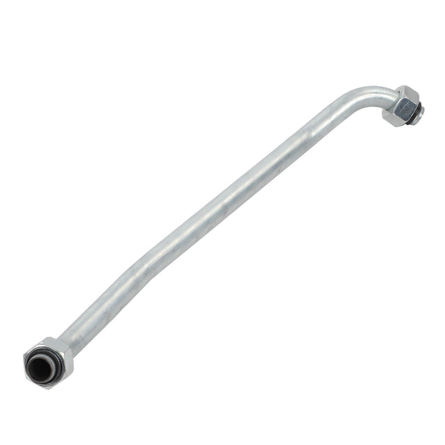 The AGCO Pipe - Acw033025A by AGCO, featuring two threaded ends—one straight and one slightly bent—is displayed against a plain white background. Currently, there is no additional product description information available.