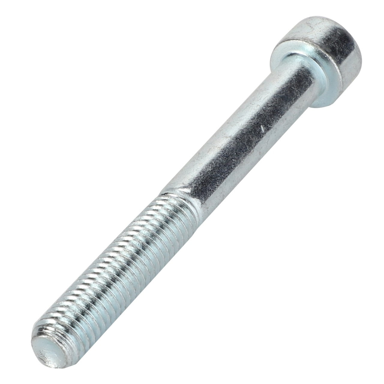 A close-up of an AGCO HEX SOCKET SCREW - AL5004055 with a partially threaded shaft on a white background. No current product description information available.