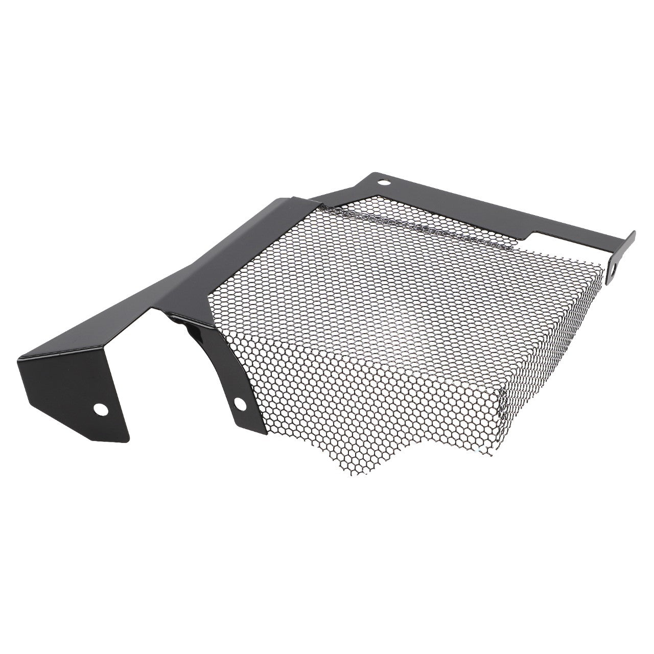 The AGCO Guard, Right Hand (Acw108665C) is a black metal mesh cover with mounting brackets. Currently, no additional product description information is available.