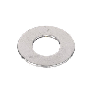 The AGCO Disc - 0910-89-14-00 is a round, flat metal washer with a central hole, commonly used in fastening applications to evenly distribute load or prevent surface damage.