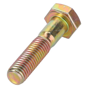 A metallic hexagonal bolt with a threaded shaft is shown: AGCO | Hexagonal Head Bolt - 3009496X1, by AGCO.