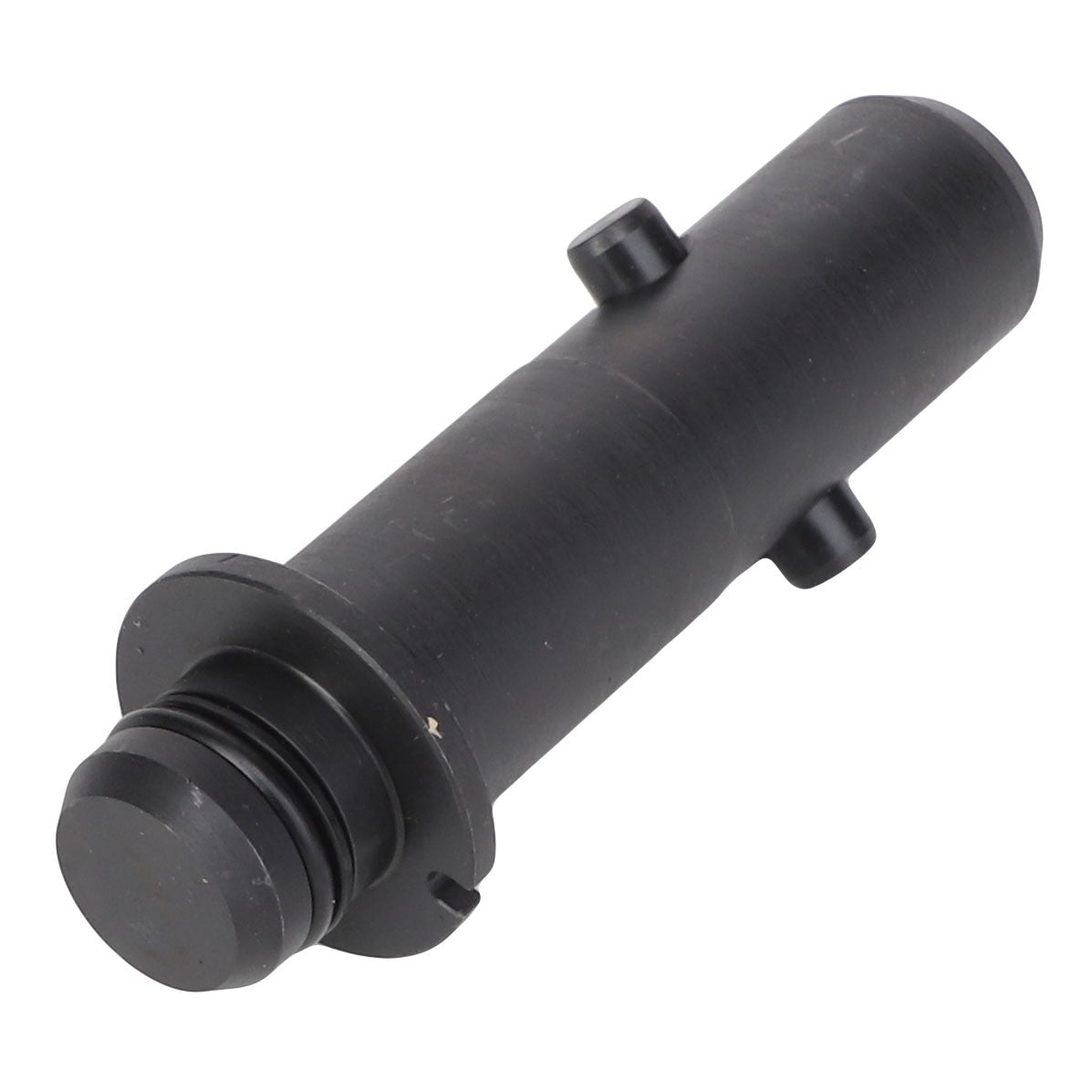 A cylindrical metal adapter with a flat cap on one end, featuring two small protruding tabs on its side, from the AGCO brand, under the product name AGCO | ADAPTER - AL10570078.