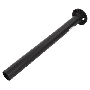 This is the AGCO Bat Tube - Fel103221, a black cylindrical tube featuring a flange on one end, specifically designed for industrial or mechanical applications. Detailed specifications are currently unavailable.