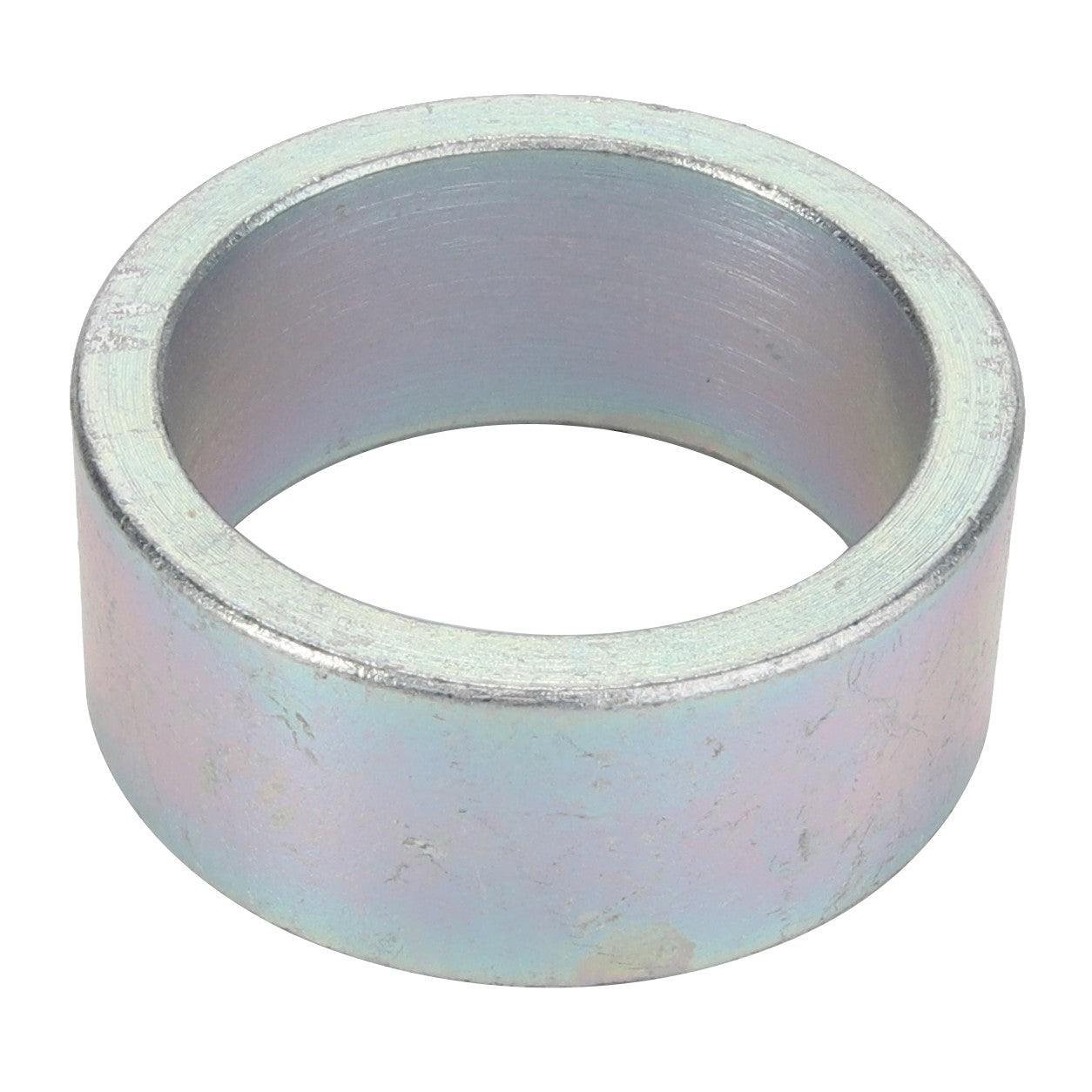 Close-up of a metallic ring-shaped object with a smooth finish, identified as the AGCO | Bush - Acw1135960, possibly a mechanical part or spacer, isolated on a white background. Product available under the brand name AGCO, with no current information provided for additional details.