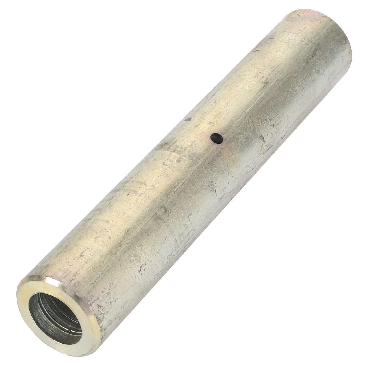 The AGCO | Bush - Acp0207260 by AGCO is a precision-engineered cylindrical metal rod with a small central hole and threaded ends.