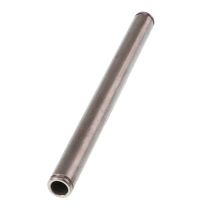 The AGCO Tube - 3797591M1 is a smooth, cylindrical metal rod with a hollow center, viewed at a slight angle, ideal for Fendt Fitment applications.