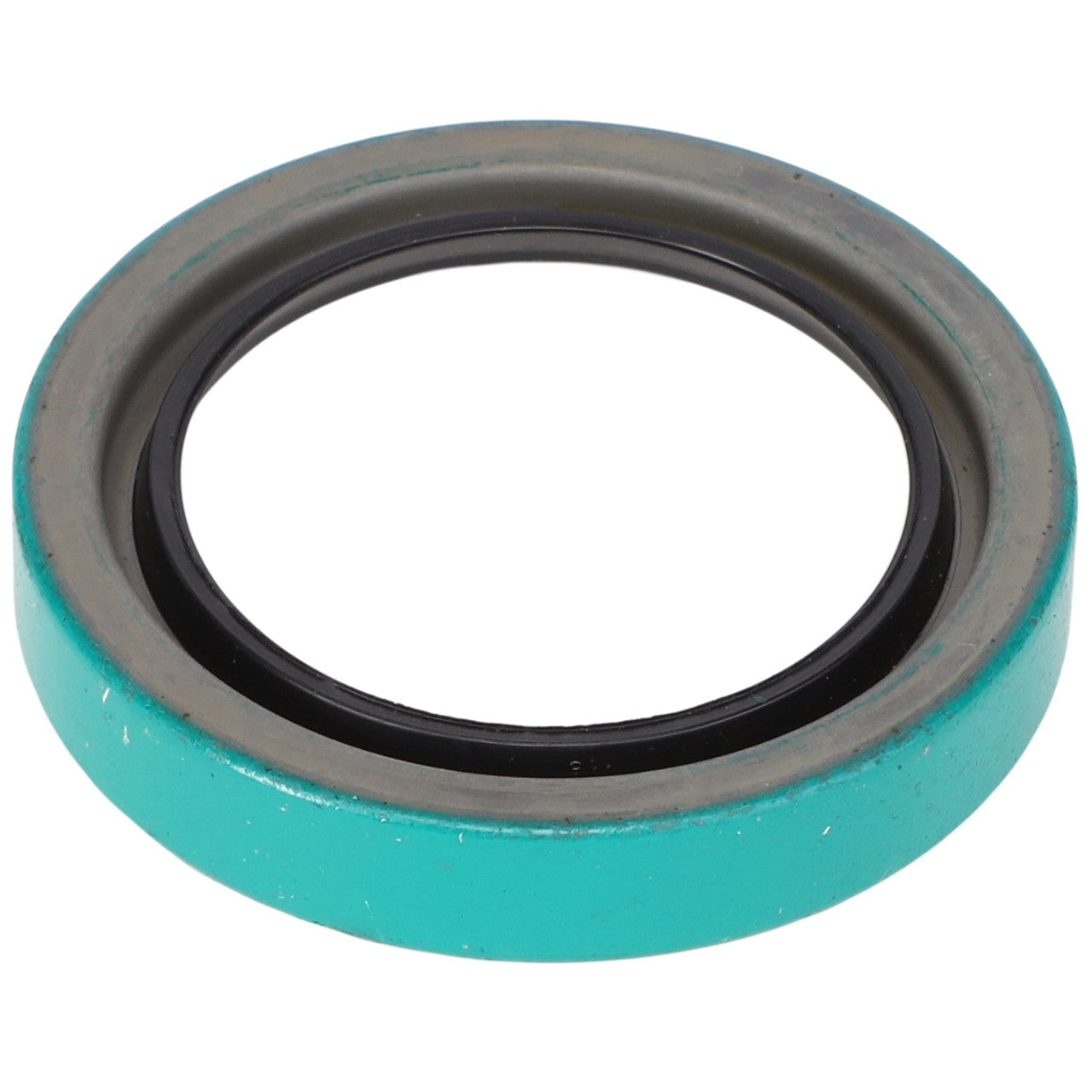 The AGCO Oil Seal - K3365, featuring a teal outer ring and a black inner ring on a white background, exemplifies the reliability and performance of genuine AGCO oil seals.