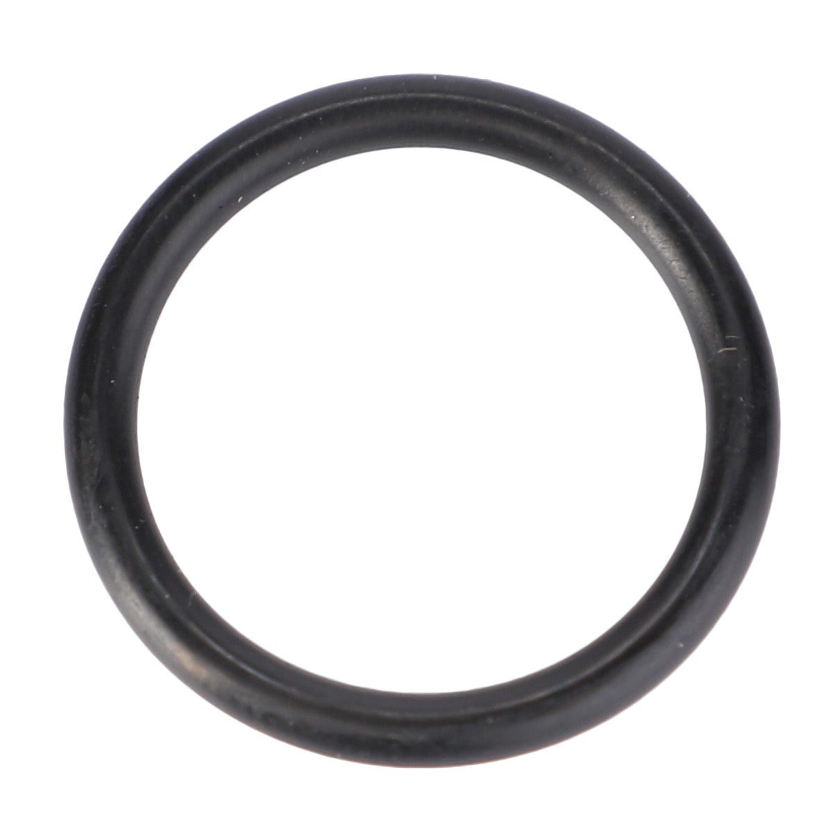 An AGCO | O-Ring - X548854300000, crafted from black rubber to meet high-performance demands, featured on a white background.