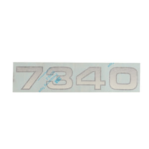 The image showcases the AGCO | Decal - Acw0570920 with the numbers "7840" in a sleek metallic style set against a clean, rectangular white background.