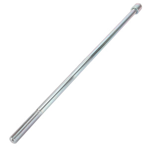 The AGCO | Draft Rod - Fel152530, from the brand AGCO, is a sturdy steel rod featuring one threaded end and one capped end, engineered specifically for mechanical or structural applications.