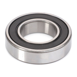 The AGCO Ball Bearing - 9-1001-0064-0 features an outer silver ring and an inner black ring, designed to reduce friction and enhance the performance of machinery.