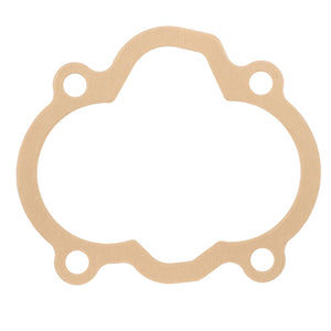 Photo of the AGCO Gasket - Acw3343560, a beige, oval-shaped gasket with four small holes around the edges. No current product description information is available.