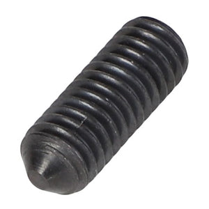 Close-up image of an AGCO STOP SCREW - AL5005983, displaying its black threaded design. No current product description information available.