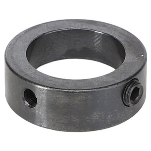 The AGCO | LOCKING COLLAR - K3999 by AGCO is a metal shaft collar featuring a circular shape and an integrated side screw. Its product design perfectly exemplifies simplicity and utility.