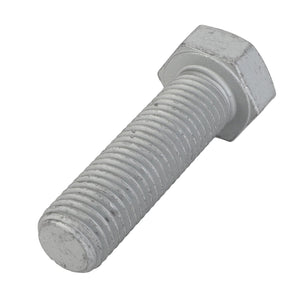 Product Description: AGCO Bolt, Model Acp0384620 - Hexagonal bolt with a silver metallic finish, partially threaded, placed on a white background.