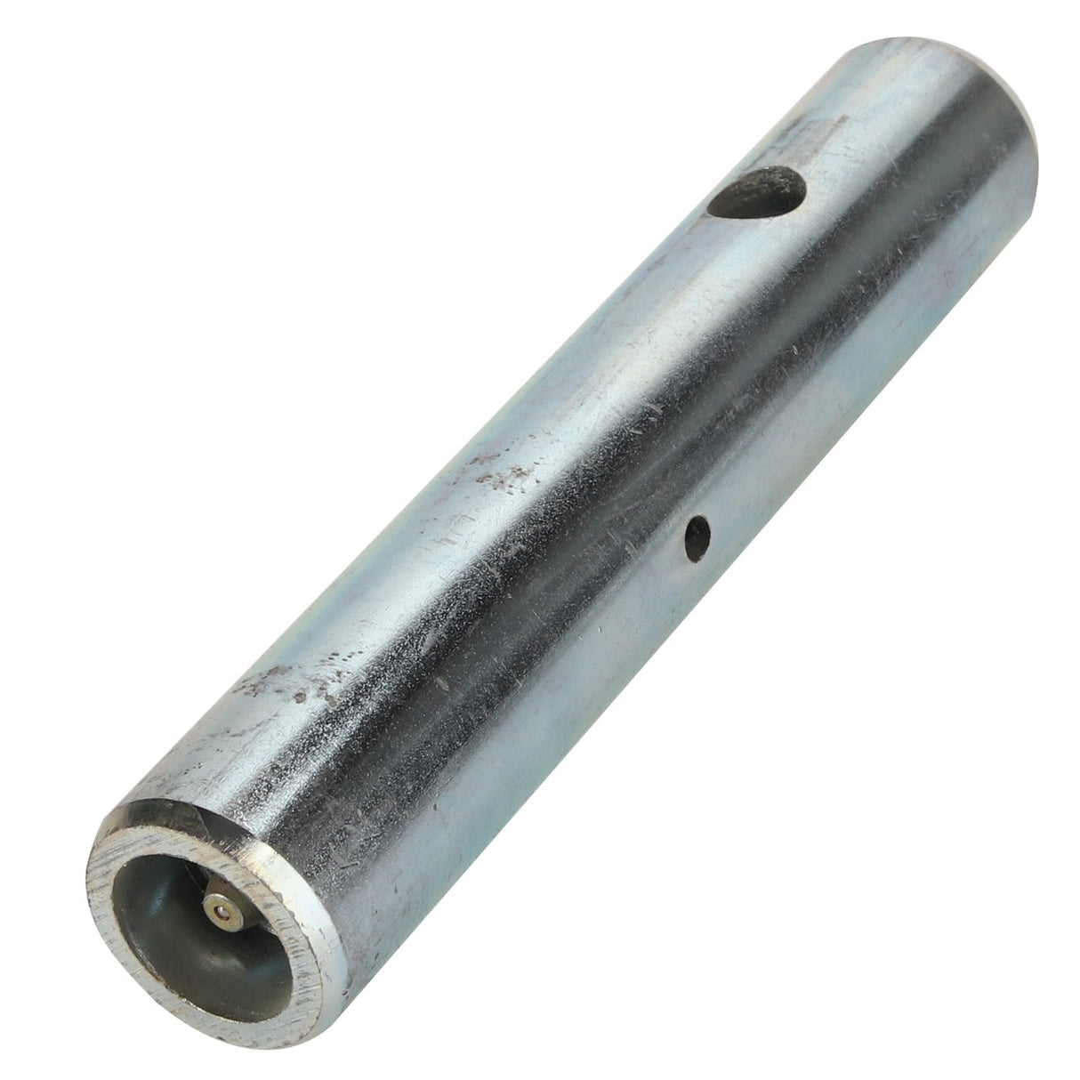 An AGCO | PIN - AL1116423 metal cylindrical rod featuring a small hole on its surface and a round opening at one end.