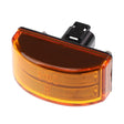 This image features the AGCO Lamp - Acw1518820, an amber-colored automotive side marker light with a black connector on the back. No current product description information is available.