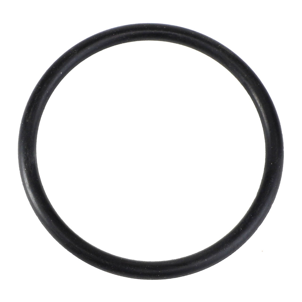 A black circular rubber O-ring rests against a white background, identified as AGCO | O-RING - AG718003 from the brand AGCO.