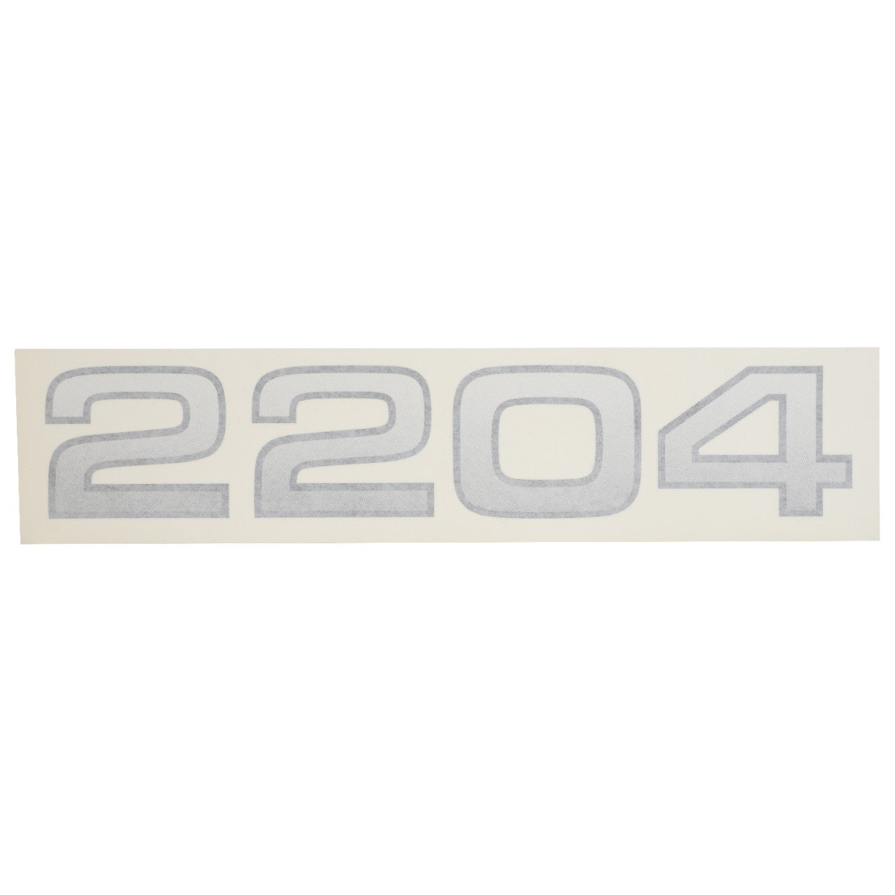 The image showcases the number "2204" in a grey, blocky font against a white background. It pertains to the product AGCO | Decal - Acw0435810 from the brand AGCO.