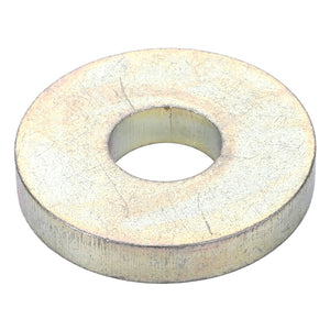 A round, metallic washer with a central hole viewed from an angle. The surface appears slightly worn; no current product description information is available for the AGCO | FLAT WASHER - D20400415.