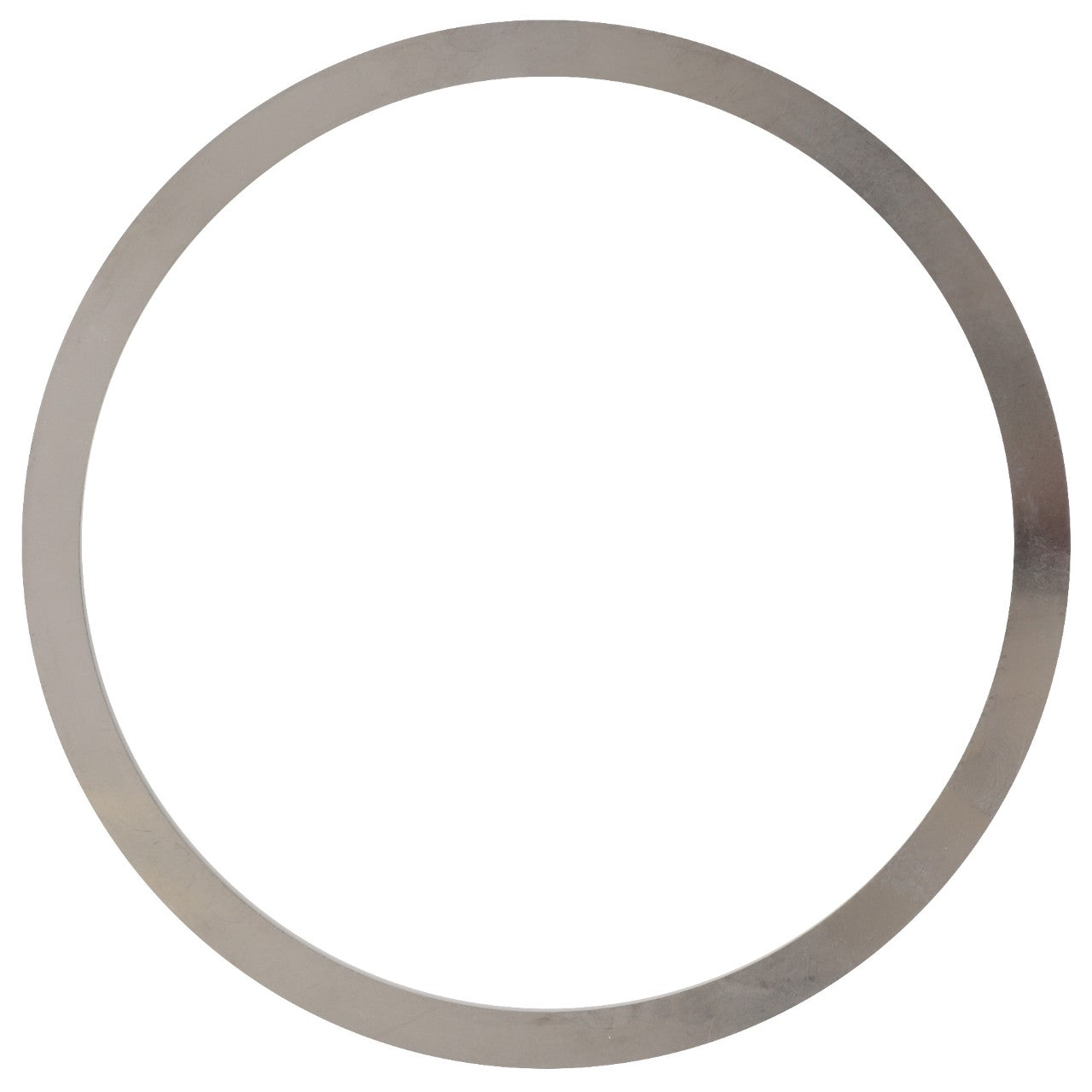 An AGCO | DISC - F718301020170, featuring a large, silver metal ring with a smooth, polished surface, is displayed against a plain white background. The product description details are not available.