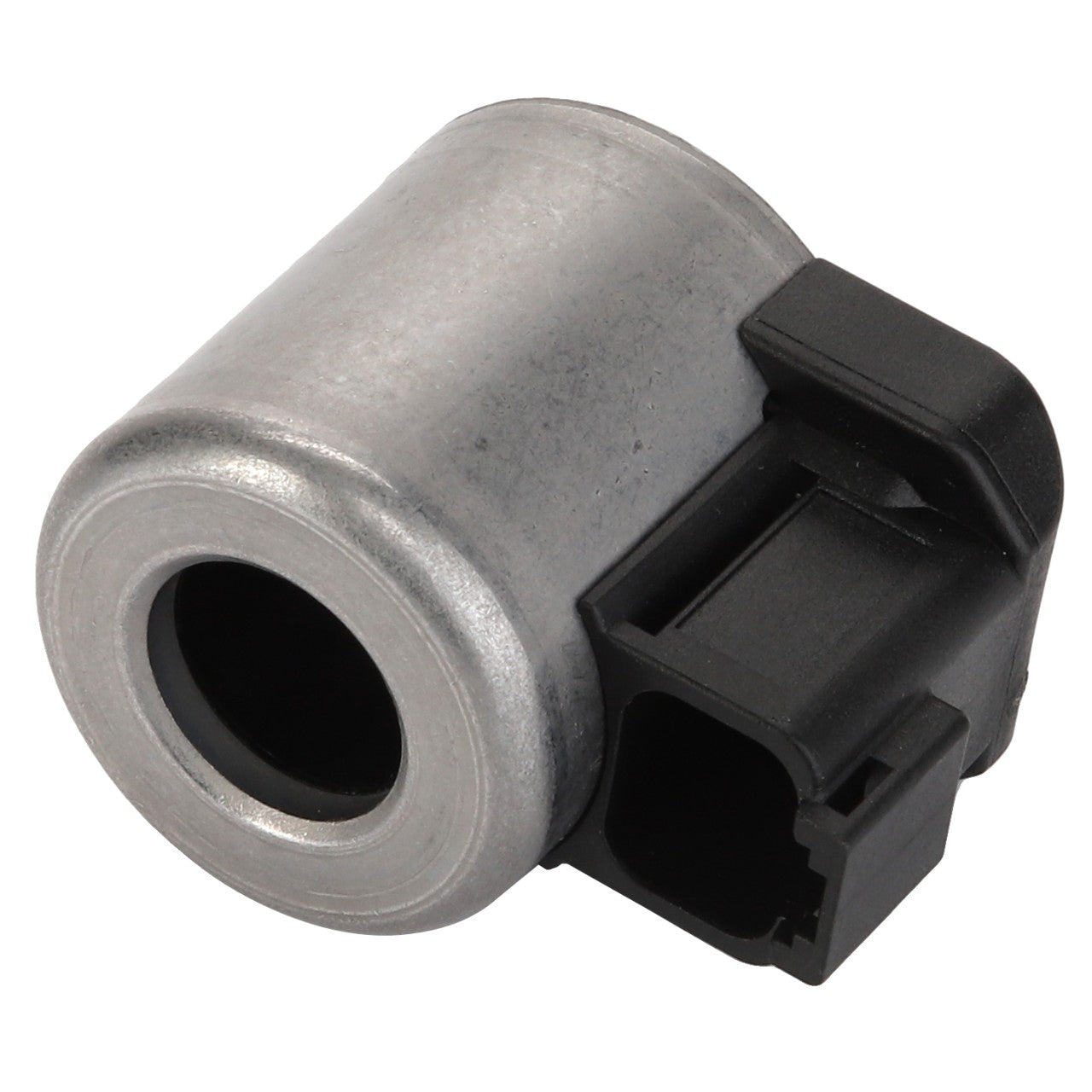 The AGCO Solenoid - Acp0243620, a compact automotive solenoid valve from the renowned brand AGCO, is crafted with precision from durable metal and sturdy plastic.