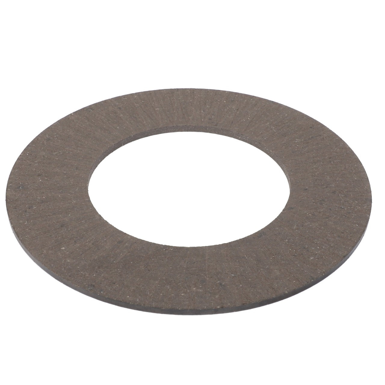 A flat, circular gasket with a smooth outer surface and a central opening, suitable for AGCO | Flexible Coupling, Safety Guard System Cutting Header Feeding Auger - D45904300 from AGCO.