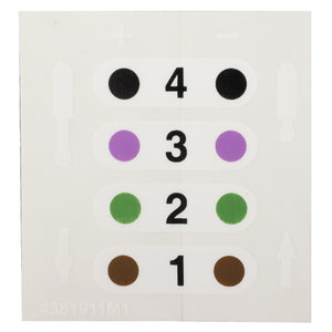 Decal, Hydraulic Controls OEM AGCO Replacement for Agricultural Machinery | 4381911M1