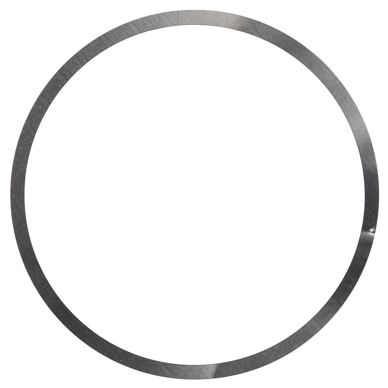 A thin, metallic circular ring on a white background identified as AGCO | SPACER - D46173700 by the brand AGCO, with no current product description information available.