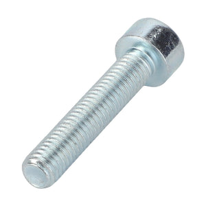 A close-up image of the AGCO SOCKET HEAD BOLT - 0902-10-05-00, featuring a shiny metallic hexagonal head and a threaded shaft, awaits your custom specifications.