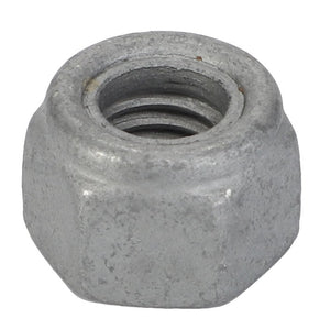 A close-up view of the AGCO Hex Top Lock Nut - Acw1514880, available for further inspection.