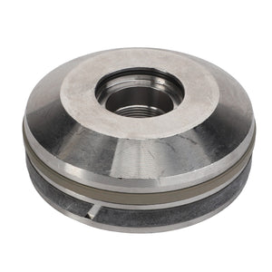 AGCO's circular industrial metal part, the PISTON - F931860030090, features a central threaded hole—currently with no additional product description information available.