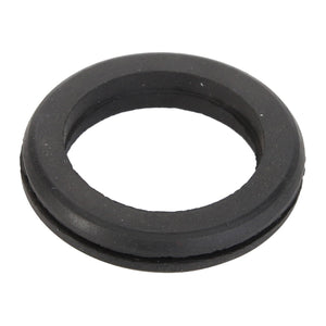 The AGCO | BUSH - D44732400 is a black rubber grommet with a circular shape and a central hole, although there is no current product description information available.