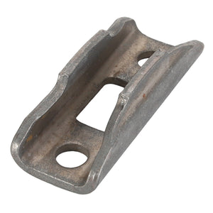 AGCO Massey Ferguson Clamp (3638367M1) - Metal bracket with a rectangular slot in the middle and two curved sides, compatible with Massey Ferguson models.