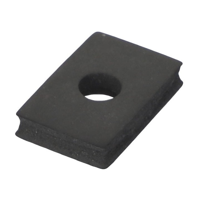 The AGCO Plate - V836324442 is a compact, rectangular black block with a central round aperture.