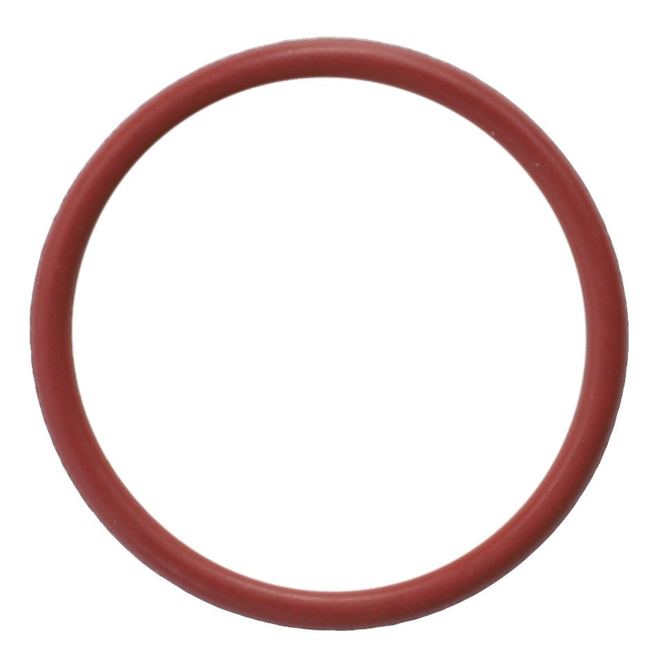 A vibrant red AGCO | O-Ring - F210861100130 from the AGCO brand sits prominently against a crisp, plain white background.