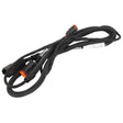 The AGCO | Jumper - Acw2159500 is a coiled automotive wiring harness with various connectors attached, featuring black and gray sheathing with visible labels.