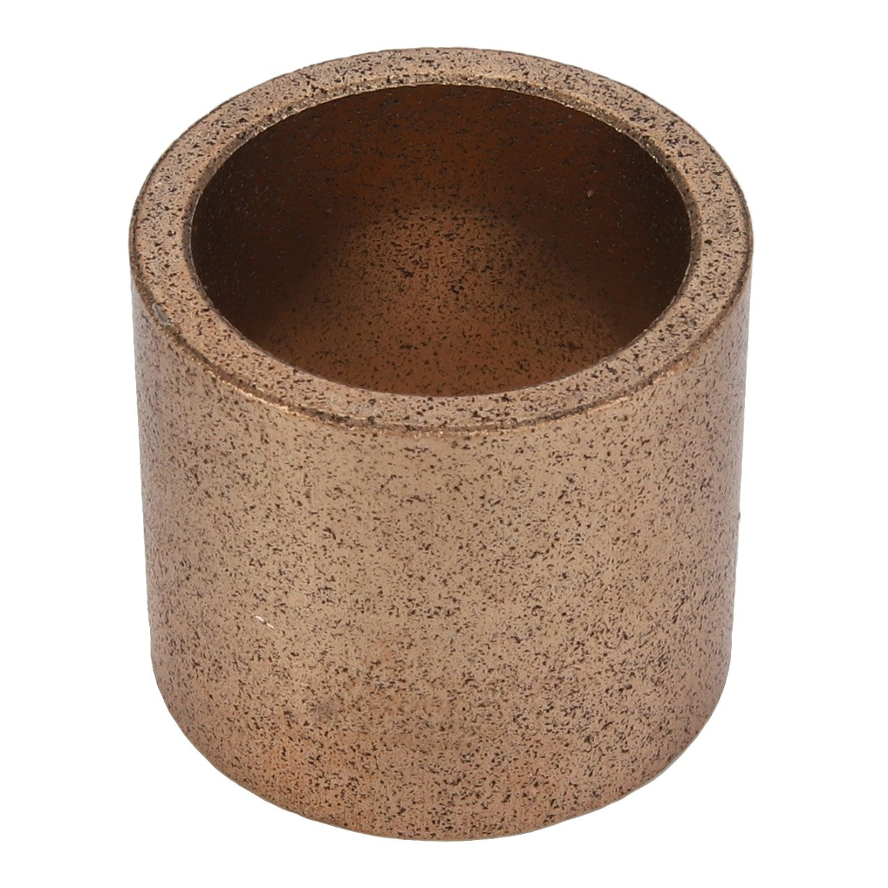 A cylindrical AGCO Machinery Bushing - Acp0006650, featuring a hollow center and a finely textured surface.