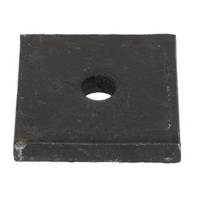 The AGCO | STOP - AL10355553 is a square, black metal plate featuring a central circular hole. Further product description information is currently unavailable.