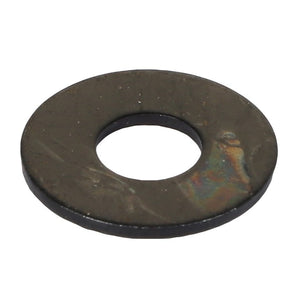 The AGCO | WASHER - AG330820, a metallic flat washer with a circular hole in the center, is shown against a plain white background. No current product description information is available.