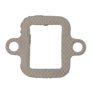 The AGCO | GASKET - 10V3016 is a beige rectangular gasket featuring two circular extensions on opposite sides, designed specifically for a mechanical seal. For more details, please refer to the product description or contact our support team for assistance.