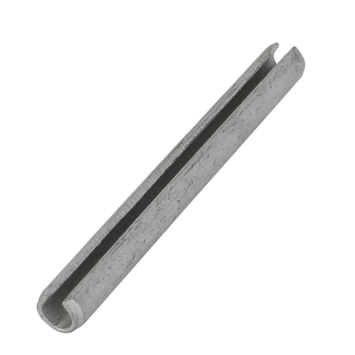 Here is a close-up view of the AGCO Roll Pin - 9-1070-0042-0, featuring an open seam and displayed against a white background, epitomizing the high quality associated with AGCO.