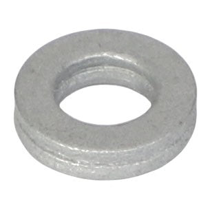 The AGCO FLAT WASHER - CH8T-0328 is a metal washer with a central hole, commonly utilized alongside a bolt and nut to evenly distribute the load of a threaded fastener.