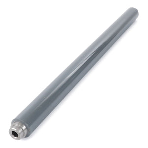 The AGCO Roller Draper Band Power Flow - D28284145 is a gray cylindrical metal rod that features a rounded end and a hexagonal socket on the other end, designed to ensure maximum uptime and peak efficiency.